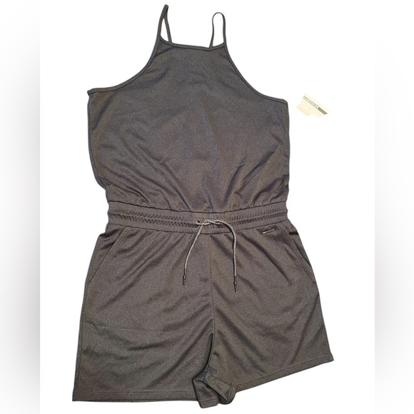 Mondetta Active Lifestyle Romper Black Melange Size - Picture 3 of 12